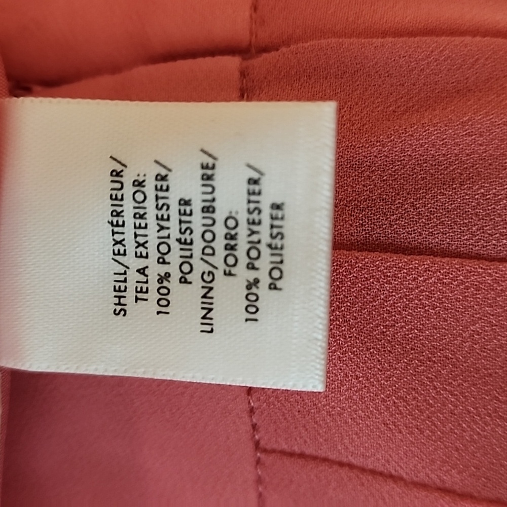 NWT Ann Taylor Women's Pleated Vibrant Coral Skirt SZ 6 - Picture 7 of 8